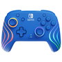 PDP Afterglow Wave Controlador Gamepad para Nintendo Switch y OLED, Con Retroiluminación LED Multicolor, Alámbrico, USB, Azul
