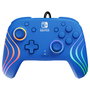 PDP Afterglow Wave Controlador Gamepad para Nintendo Switch y OLED, Con Retroiluminación LED Multicolor, Alámbrico, USB, Azul