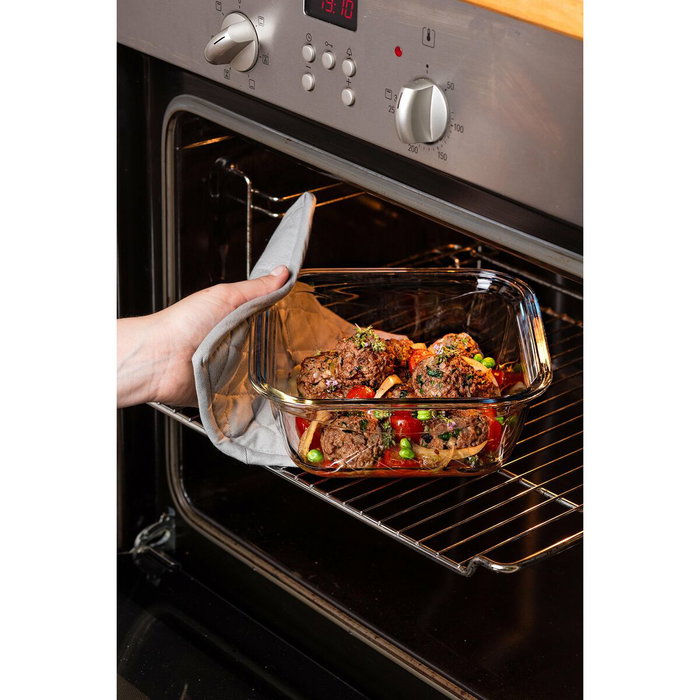 Pyrex® Cook&Go Recipiente Hermético Cuadrado de 0,80 L Pyrex® Cook&Go Recipiente Hermético Cuadrado de 0,80 L