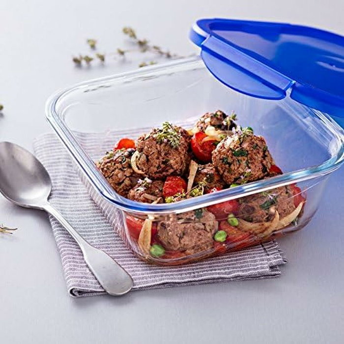 Pyrex® Cook&Go Recipiente Hermético Cuadrado de 0,80 L Pyrex® Cook&Go Recipiente Hermético Cuadrado de 0,80 L