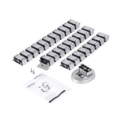StarTech CMVBMOD Organizador de Cables Plata