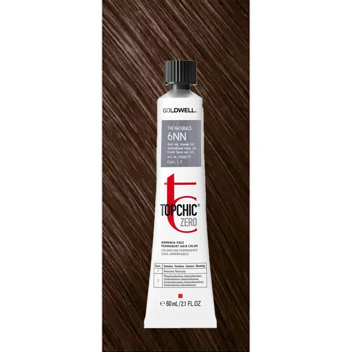 Goldwell TopChic Zero Tinte permanente 6NN Dark Natural Blonde 60 ml