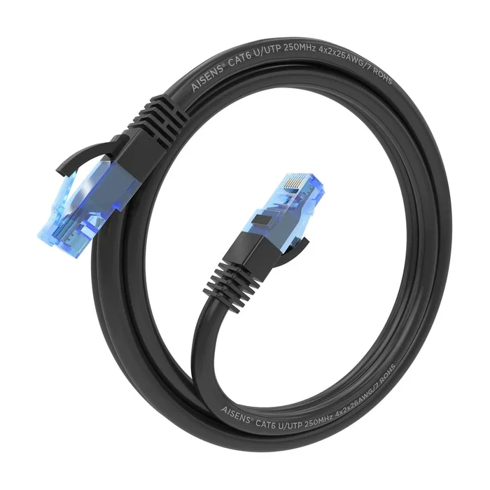 AISENS Cable de Red RJ45 Cat.6 UTP AWG26 CCA 1,5m Negro AISENS Cable de Red RJ45 Cat.6 UTP AWG26 CCA 1,5m Negro