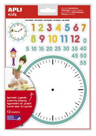 Gomets Apli Educativos Bolsa 12H Removibles Las Horas 360 Uds. (12790) (Set de 5)