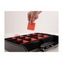 DeLOCK Caja de Clasificación y Almacenaje con 17 Compartimentos, Plástico, 320 x 255 x 60 mm, Color Naranja y Negro