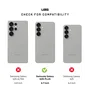 Urban Armor Gear Funda Plyo Pro para Samsung Galaxy S25 Plus, Transparente Plata, TPU, Resistente a Golpes y Compatible con MagSafe