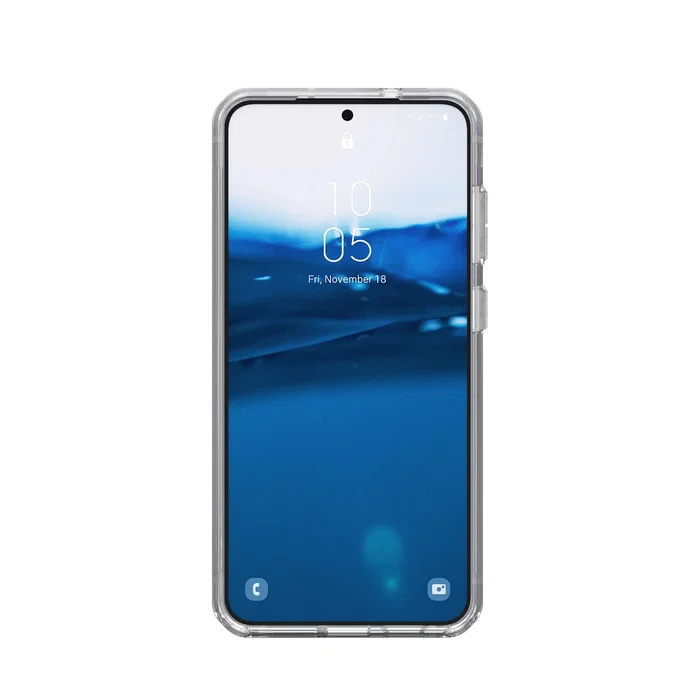 Urban Armor Gear Funda Plyo Pro para Samsung Galaxy S25 Plus, Transparente Plata, TPU, Resistente a Golpes y Compatible con MagSafe