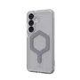 Urban Armor Gear Funda Plyo Pro para Samsung Galaxy S25 Plus, Transparente Plata, TPU, Resistente a Golpes y Compatible con MagSafe