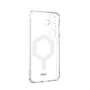 Urban Armor Gear Funda Plyo Pro para Samsung Galaxy S25 Plus, Transparente Plata, TPU, Resistente a Golpes y Compatible con MagSafe