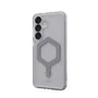 Urban Armor Gear Funda Plyo Pro para Samsung Galaxy S25 Plus, Transparente Plata, TPU, Resistente a Golpes y Compatible con MagSafe