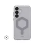 Urban Armor Gear Funda Plyo Pro para Samsung Galaxy S25 Plus, Transparente Plata, TPU, Resistente a Golpes y Compatible con MagSafe