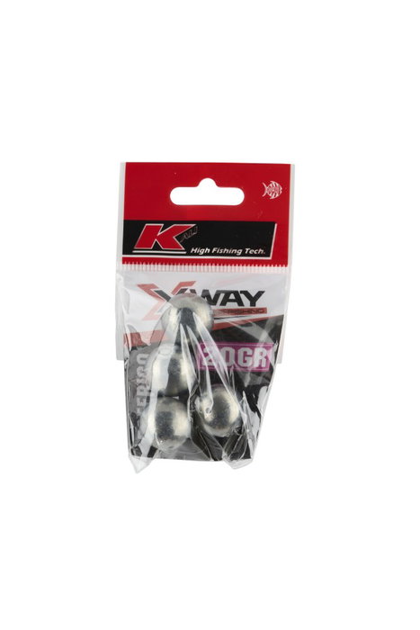 Xway Pesos de pesca ecológicos de zamak, 4 unidades de 20 g