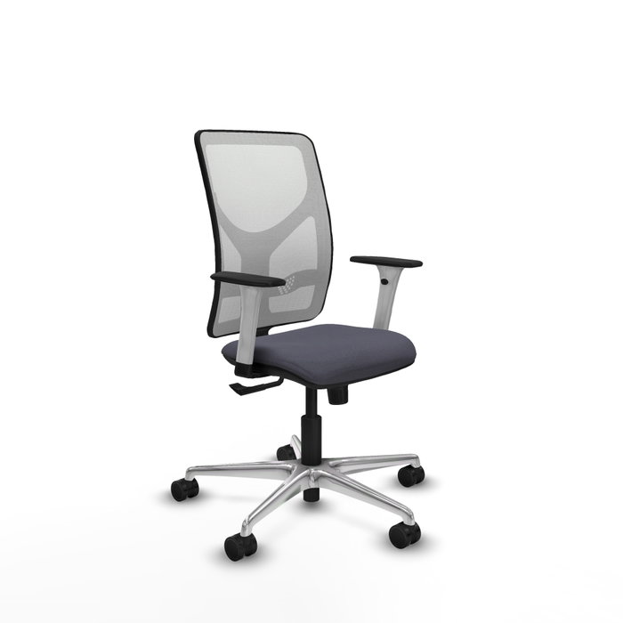 PIQUERAS Y CRESPO Silla de oficina Motilla con mecanismo Sincro, Gris oscuro y Blanco PIQUERAS Y CRESPO Silla de oficina Motilla con mecanismo Sincro, Gris oscuro y Blanco