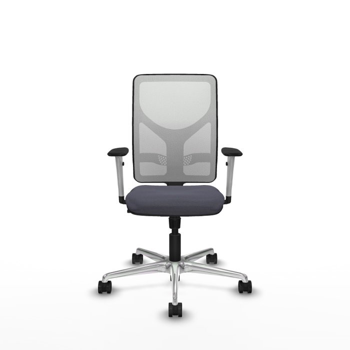 PIQUERAS Y CRESPO Silla de oficina Motilla con mecanismo Sincro, Gris oscuro y Blanco PIQUERAS Y CRESPO Silla de oficina Motilla con mecanismo Sincro, Gris oscuro y Blanco
