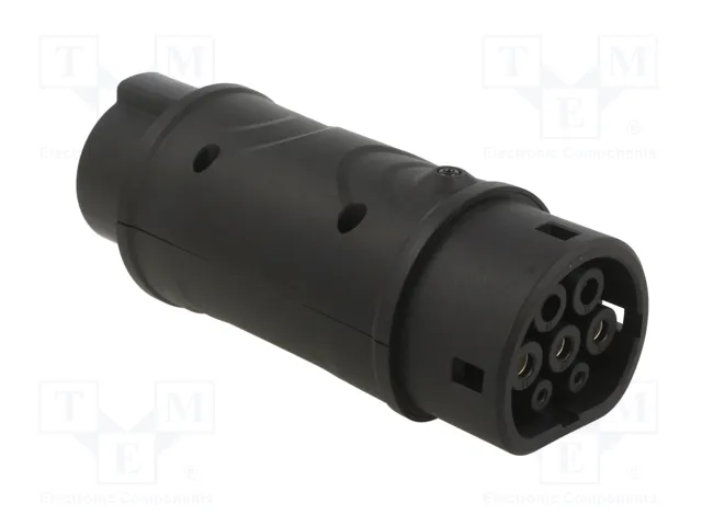 AKYGA Adaptador de Carga para Coches Eléctricos Type 1 y Type 2, 8kW, IP55