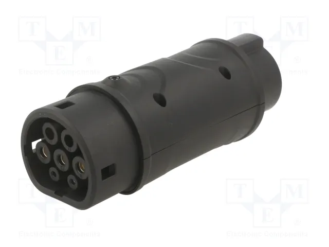 AKYGA Adaptador de Carga para Coches Eléctricos Type 1 y Type 2, 8kW, IP55