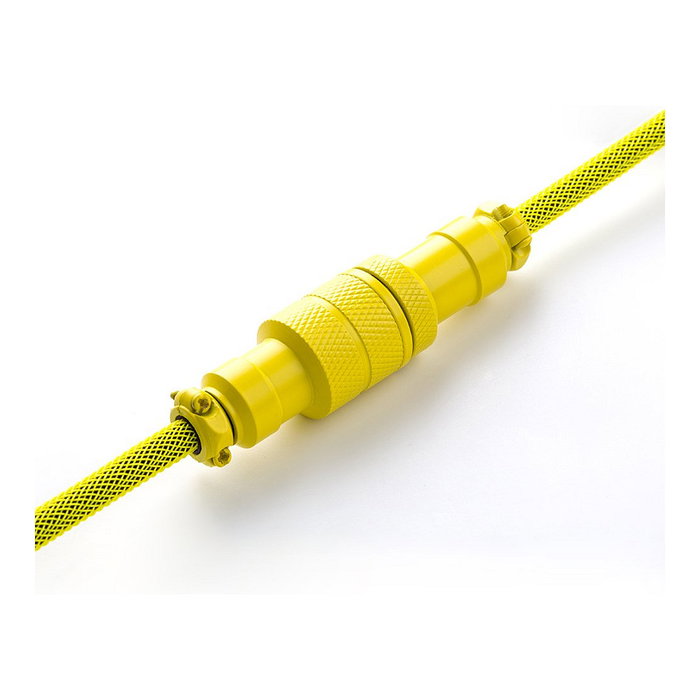 CableMod PRO Cable de Teclado Enrollado USB-C a USB Tipo A, Dominator Yellow - 150cm CableMod PRO Cable de Teclado Enrollado USB-C a USB Tipo A, Dominator Yellow - 150cm