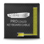 CableMod PRO Cable de Teclado Enrollado USB-C a USB Tipo A, Dominator Yellow - 150cm