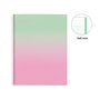 Miquelrius Cuaderno Espiral Gradient DIN A4 80 Hojas Cuadriculado 5 mm Rosa y Verde Menta