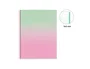 Miquelrius Cuaderno Espiral A4 80 Hojas Cuadro 5 mm Gramaje 90 g con Diseño Gradient Rosa Verde Menta