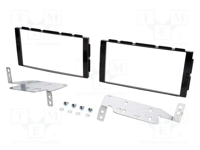 PER.PIC. Bastidor de montaje de radio 2 DIN para Nissan Juke, negro brillante PER.PIC. Bastidor de montaje de radio 2 DIN para Nissan Juke, negro brillante