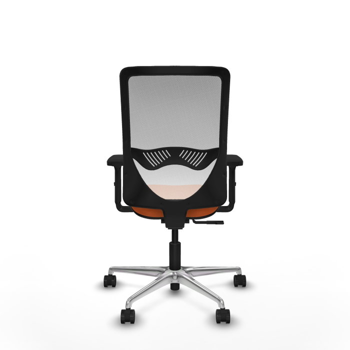 PIQUERAS Y CRESPO Silla de oficina Zulema con mecanismo Sincro, Naranja y Blanco PIQUERAS Y CRESPO Silla de oficina Zulema con mecanismo Sincro, Naranja y Blanco