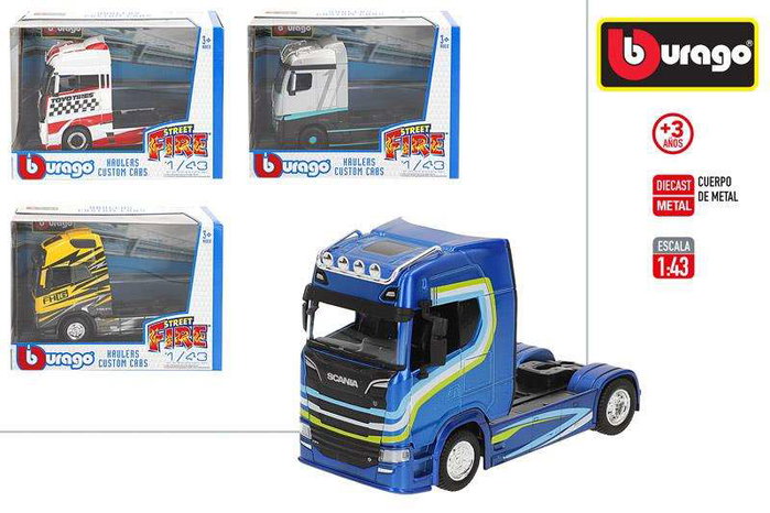 Burago Street Fire Camión de Bomberos Metal 1:43 Modelos Surtidos Burago Street Fire Camión de Bomberos Metal 1:43 Modelos Surtidos