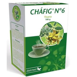 DIETMED Tisana Nº6 Chafig 100Gr - Infusión para Estimular la Digestión y Favorecer la Función Hepática