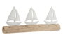 DKD Home Decor Decoracion Mediterraneo Blanco Natural 8.5 x 25.5 x 62 cm