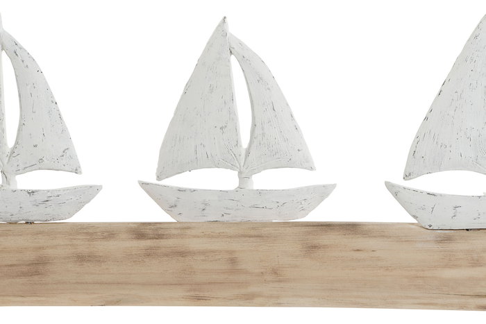 DKD Home Decor Decoracion Mediterraneo Blanco Natural 8.5 x 25.5 x 62 cm DKD Home Decor Decoracion Mediterraneo Blanco Natural 8.5 x 25.5 x 62 cm