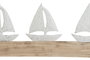DKD Home Decor Decoracion Mediterraneo Blanco Natural 8.5 x 25.5 x 62 cm