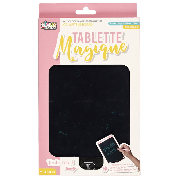 Jeux 2 momes Pantalla LCD para Dibujo y Escritura Infantil 14x22 cm