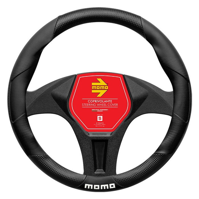 Momo Funda de Volante Tuning Matt Carb.-Black PU Talla S 36,5-37,9cm Momo Funda de Volante Tuning Matt Carb.-Black PU Talla S 36,5-37,9cm