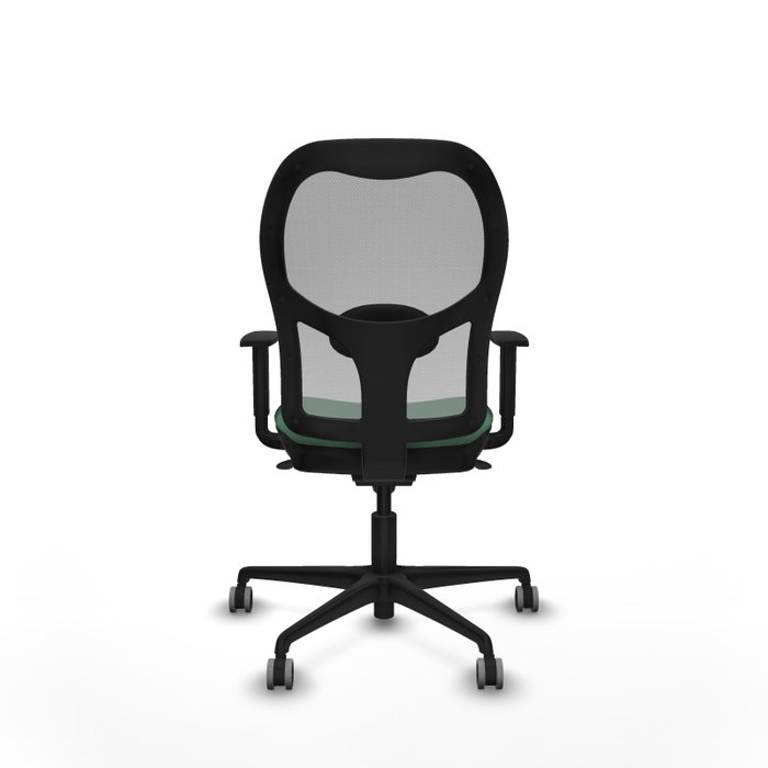 PIQUERAS Y CRESPO Silla de oficina Jorquera con mecanismo Sincro, Verde esmeralda y Gris PIQUERAS Y CRESPO Silla de oficina Jorquera con mecanismo Sincro, Verde esmeralda y Gris