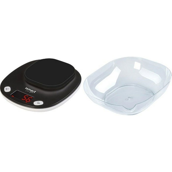 Báscula de Cocina Lamart LT7069 Negro 5 kg 1 L Báscula de Cocina Lamart LT7069 Negro 5 kg 1 L