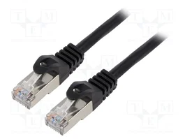 LANBERG Patch cord Cat 6 F/UTP de 2m con RJ45 negro