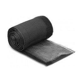DeLOCK Funda trenzada de protección EMI con cierre de gancho y bucle, 1 m x 20 mm, Negro