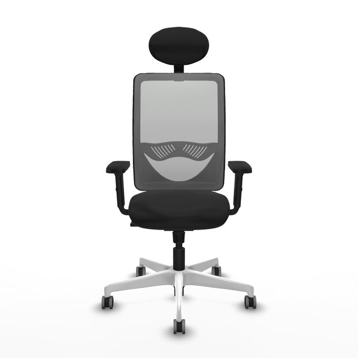 PIQUERAS Y CRESPO Silla de oficina Zulema con mecanismo Sincro, Negro y Gris PIQUERAS Y CRESPO Silla de oficina Zulema con mecanismo Sincro, Negro y Gris