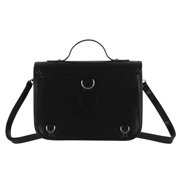 Betty Boop Bolso-Mochila Satchel Motor Love Negro PVC 27 x11,5 x20 cm