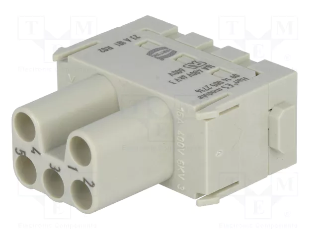 HARTING Han-Modular® Módulo Hembra HDC de 5 Pines HARTING Han-Modular® Módulo Hembra HDC de 5 Pines