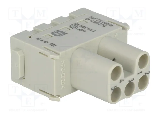 HARTING Han-Modular® Módulo Hembra HDC de 5 Pines HARTING Han-Modular® Módulo Hembra HDC de 5 Pines