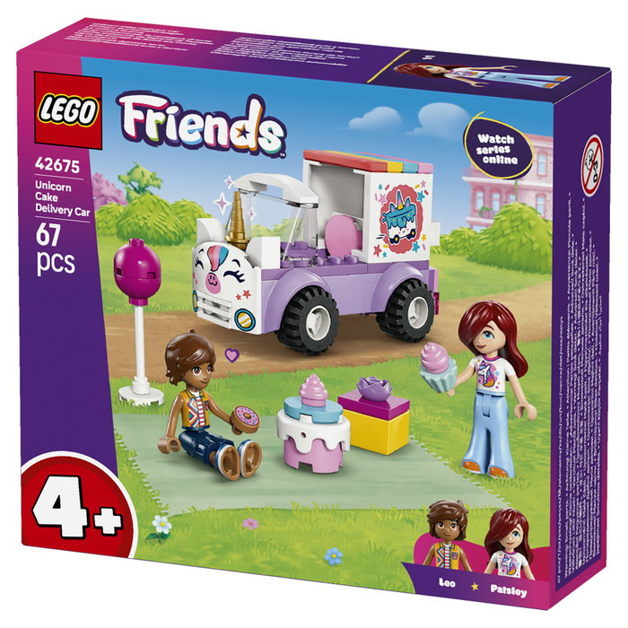 LEGO Friends Coche-Unicornio de Reparto de Pasteles 42675