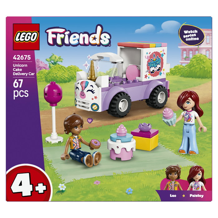 LEGO Friends Coche-Unicornio de Reparto de Pasteles 42675