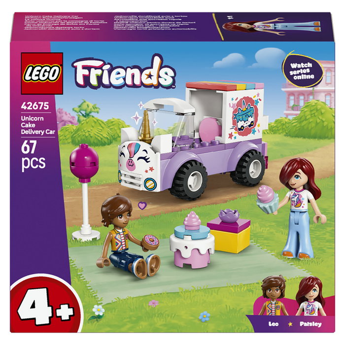 LEGO Friends Coche-Unicornio de Reparto de Pasteles 42675