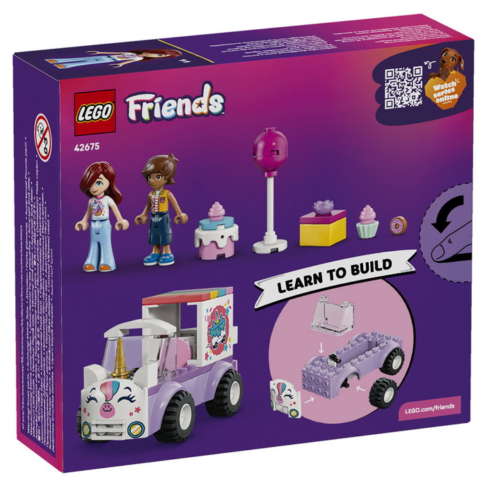 LEGO Friends Coche-Unicornio de Reparto de Pasteles 42675