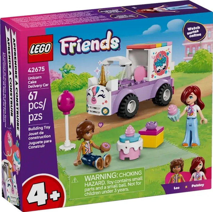LEGO Friends Coche-Unicornio de Reparto de Pasteles 42675
