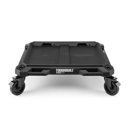 Toughbuilt Base con Ruedas Stacktech para Cajas de Herramientas, 60.7 x 48.0 x 19.3 cm, Capacidad de Carga 113 kg, 4 Ruedas con 2 Frenos, Polímero Alta Resistencia
