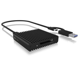ICY BOX IB-CR404-C31 Lector de tarjetas CFast 2.0 USB 3.2 Gen 2 Negro