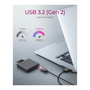 ICY BOX IB-CR404-C31 Lector de tarjetas CFexpress USB 3.2 Gen 2 Tipo B, CFast 2.0, Aluminio, 10000 Mbit/s, Negro, Plug and Play, para Windows, macOS, ChromeOS