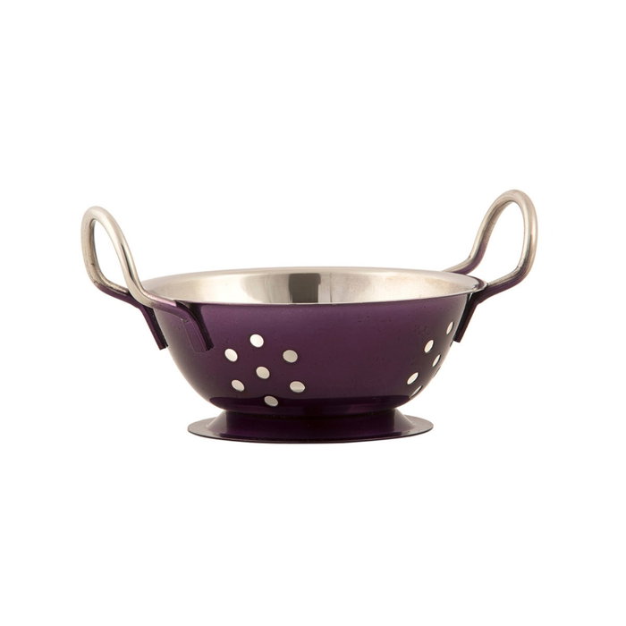 Venus Mini Escurridor Acero Inoxidable 13 cm - Color Lila